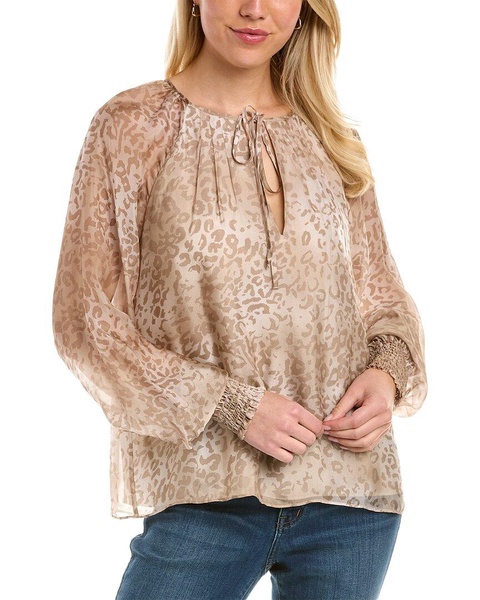 Ramy Brook Rye Silk-Blend Top