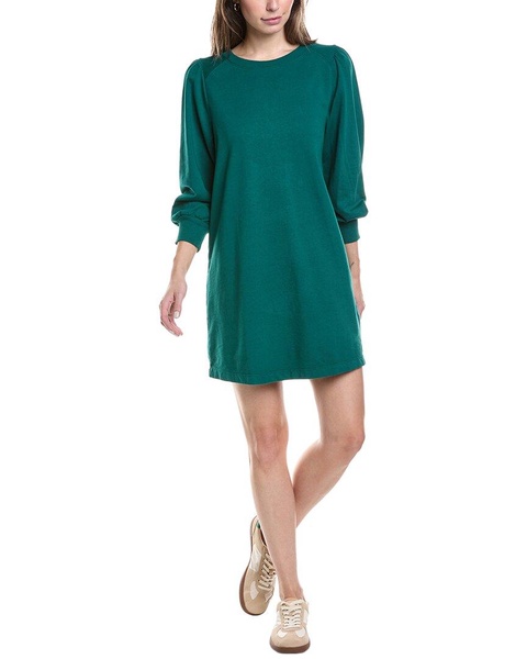 veronica puff sleeve shift dress