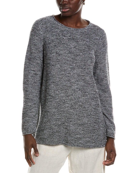 EILEEN FISHER Jewel Neck Tunic