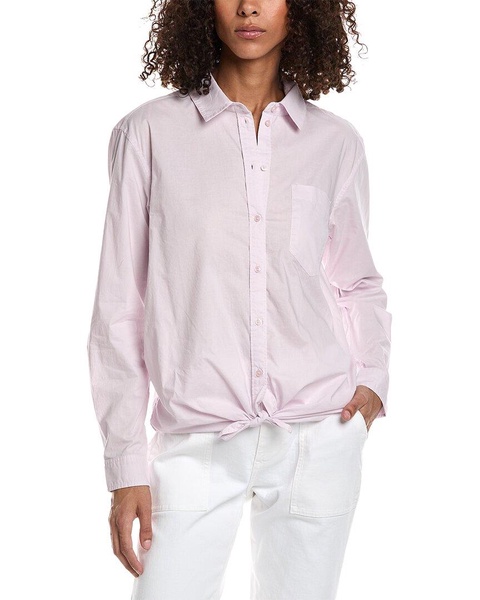 7 For All Mankind Tie-Front Button-Down Shirt