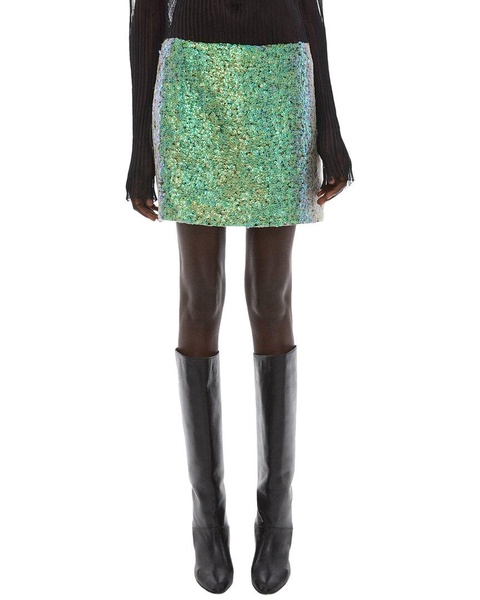 Helmut Lang Relaxed Fit Sequin Mini Skirt