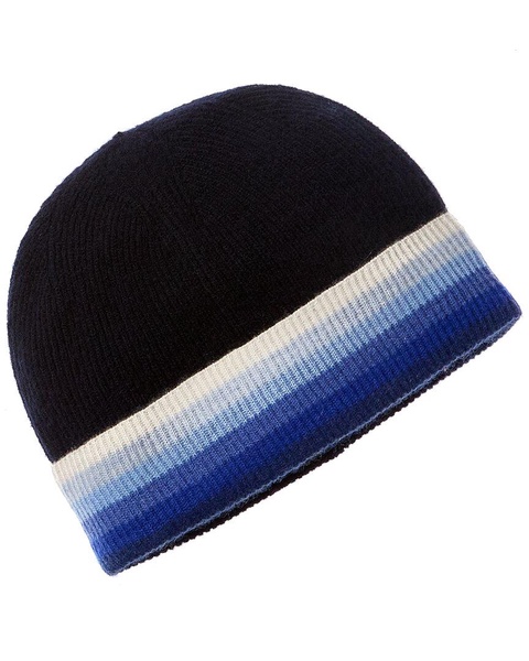 Scott & Scott London Rainbow Stripe Cashmere Hat