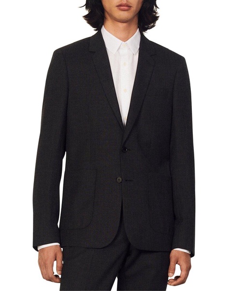 Sandro Legacy Wool Suit Jacket