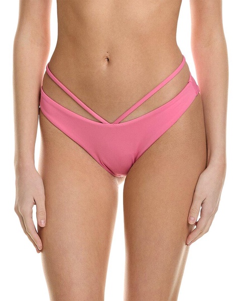 SIMKHAI Emmalynn Solid Strappy Bikini Bottom