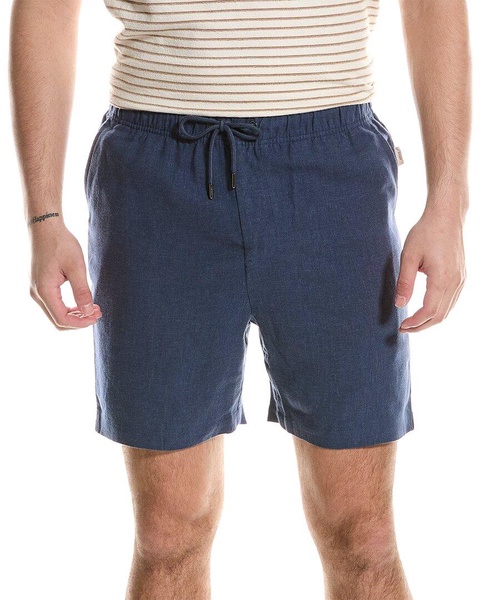 linen-blend short