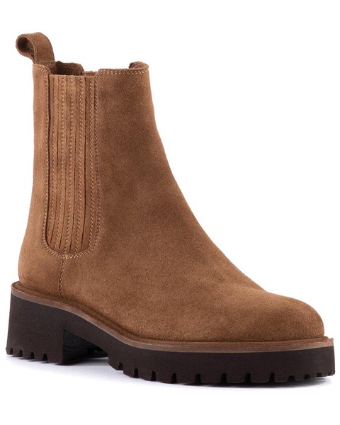 cashew suede boot