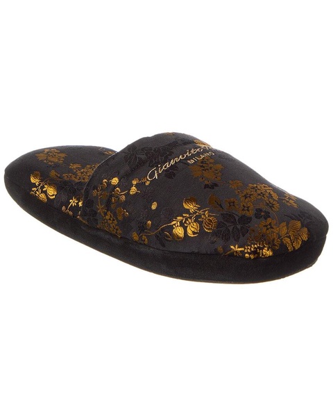 Gianvito Rossi Bellagio Canvas Slipper