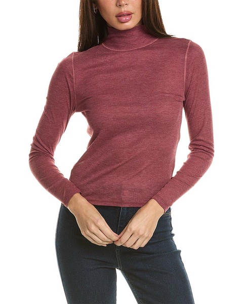 second skin mock neck top