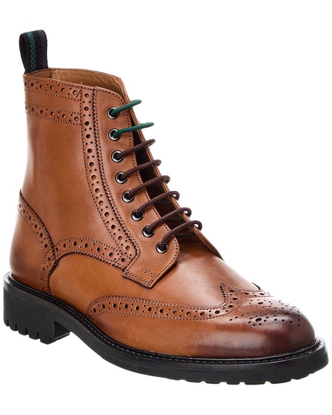 jakobe chunky leather lace-up boot