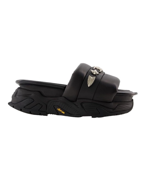 aj1315 sandals -  pulla - leather - black