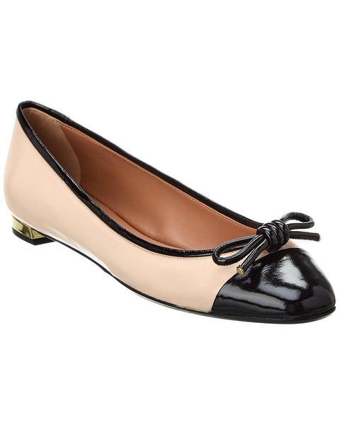 Aquazzura Parisina Leather Ballet Flat