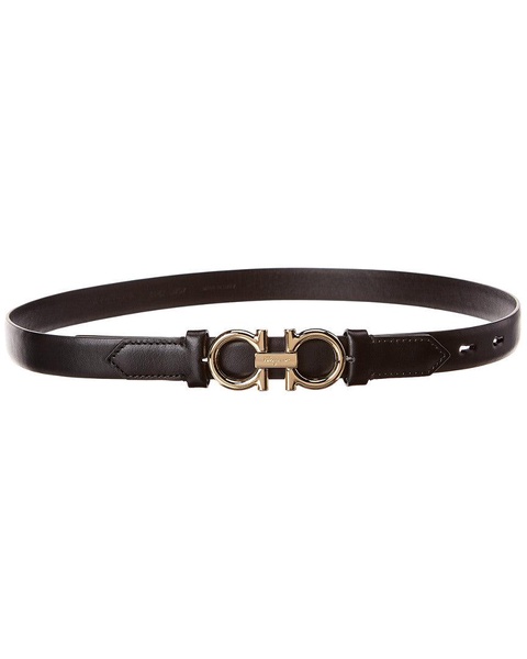 salvatore  gancini sized leather belt