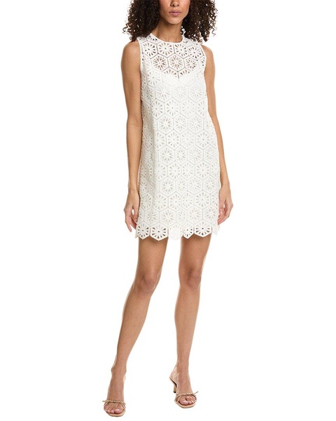 crochet lace shift dress