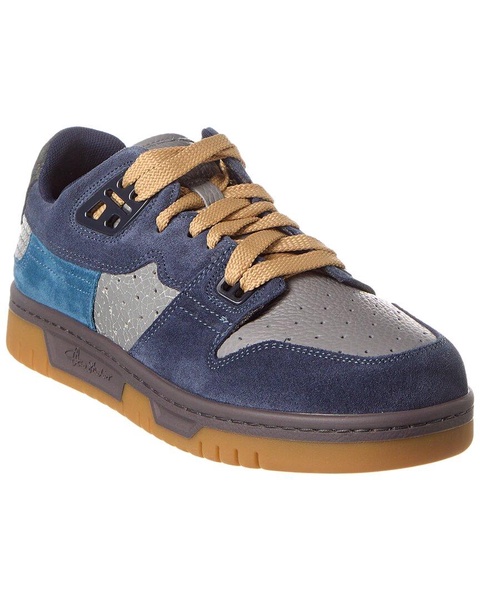 Acne Studios Low Fuzzy Leather & Suede Sneaker