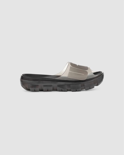 women's jella clear slide sandal in black