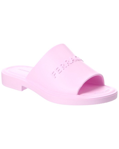 ferragamo giuneva 3d logo rubber sandal