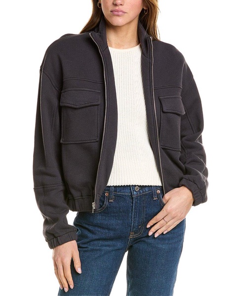 seamed bomber jacket