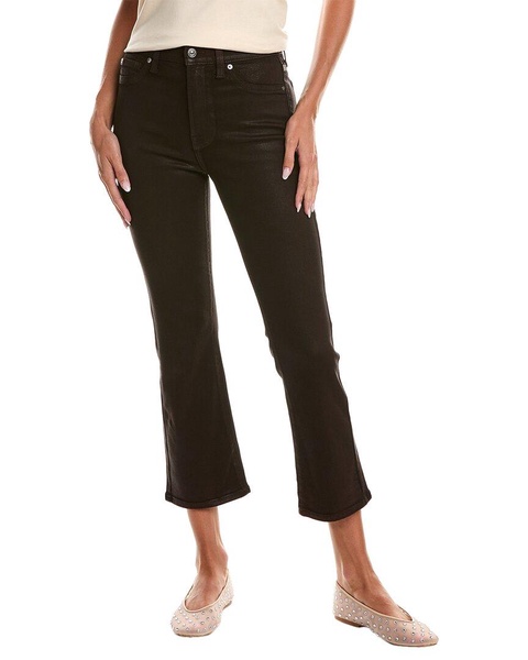 high-waist chocolate coated jean