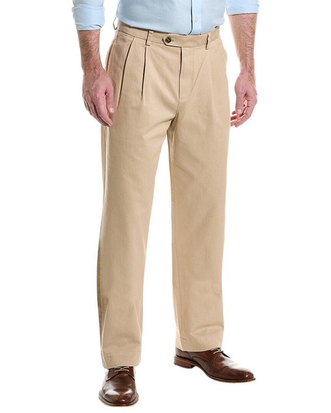 pleated chino