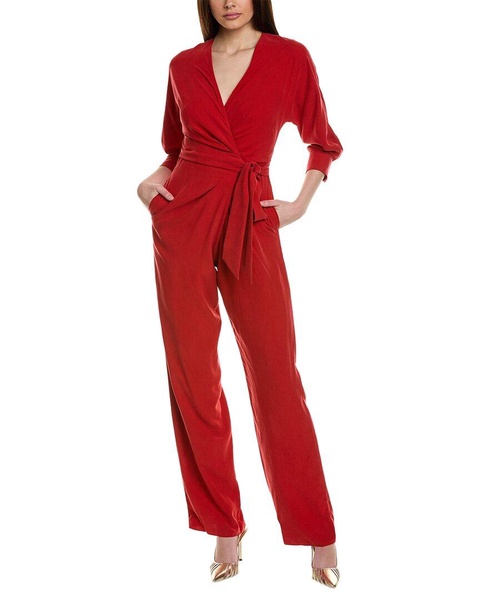 Max Mara Deep V-Neck Jumpsuit