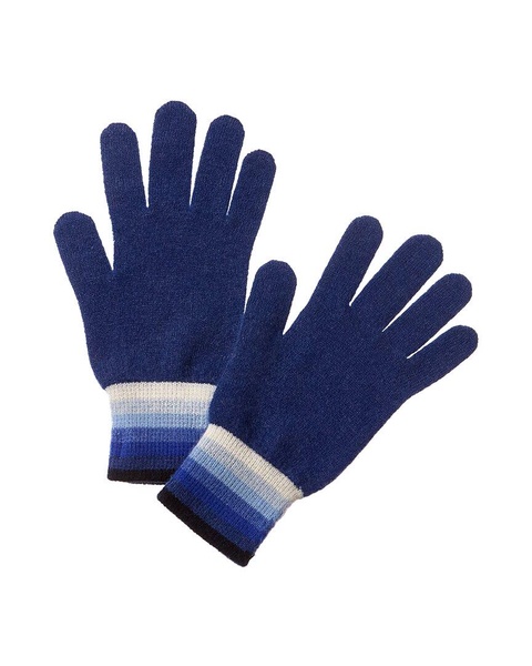 Scott & Scott London Gradient Stripe Cashmere Gloves