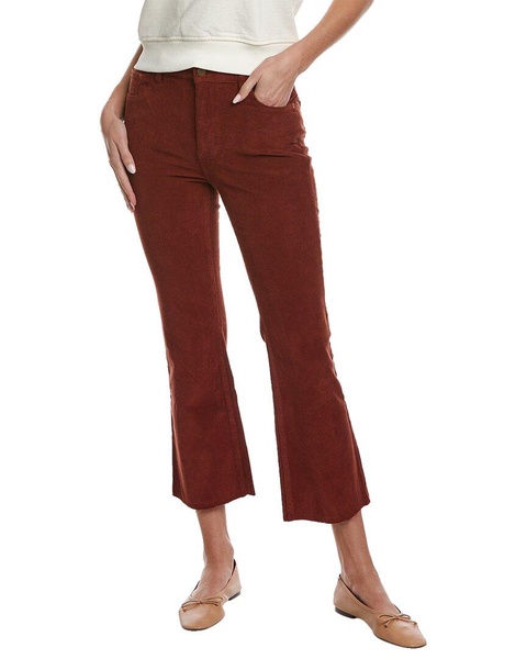 bridget paprika corduroy cropped bootcut jean