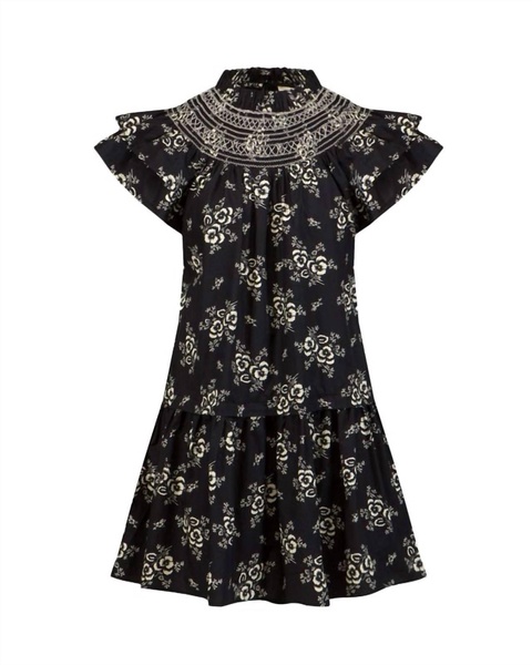 women's alessia tunic dress in black