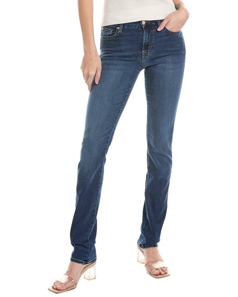 7 For All Mankind Kimmie New Luxe Duc Form Fitted Straight Leg Jean