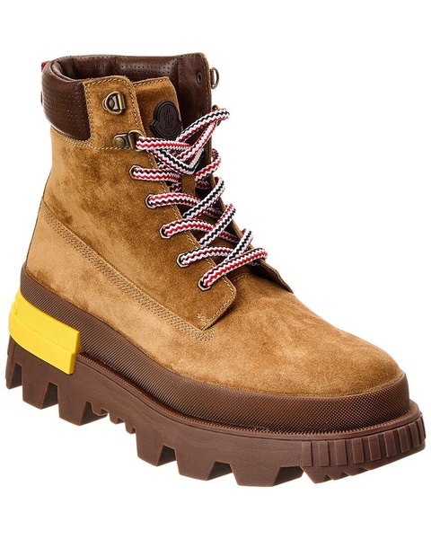 Moncler Mon Corp Suede Boot