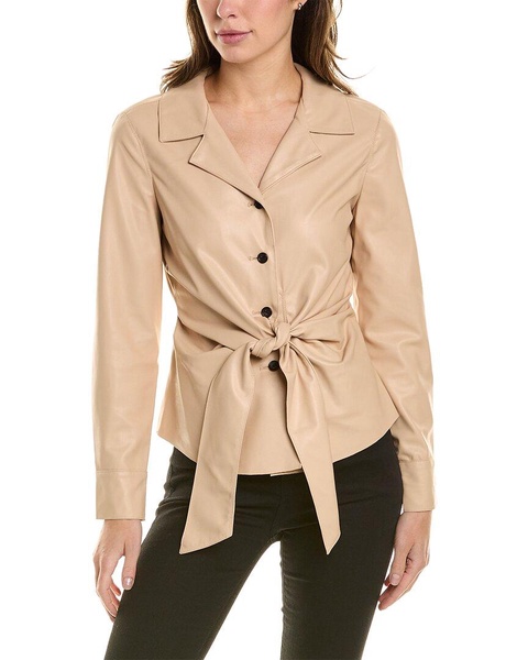 Donna Karan Tie Front Shirt