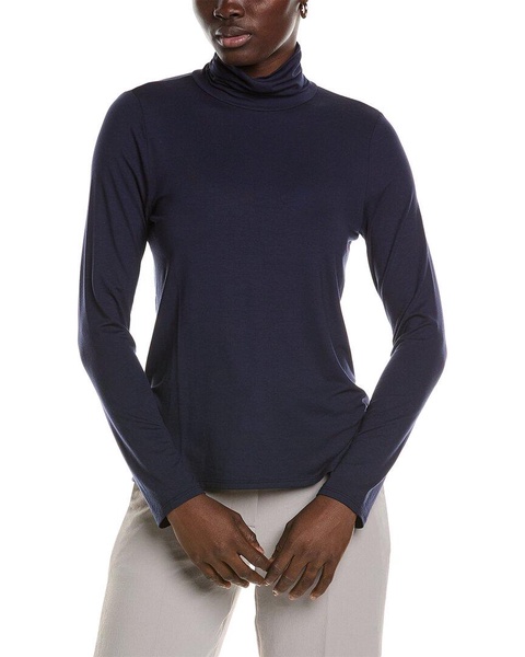 EILEEN FISHER Scrunch Neck Top