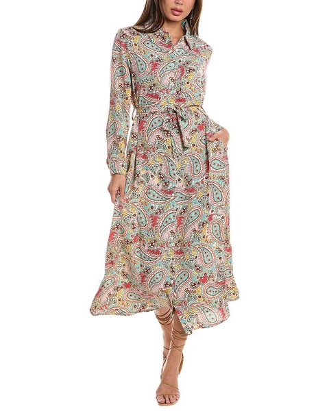 ANNA KAY Marbelle Silk-Blend Midi Dress