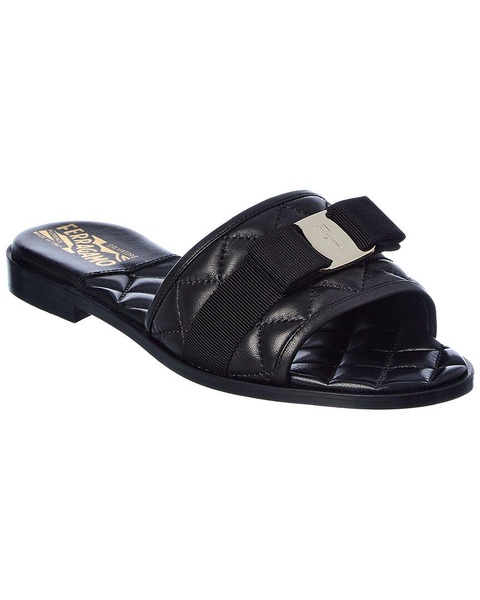 ferragamo lovec q leather sandal