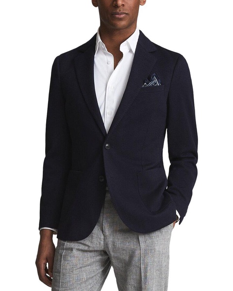 supple wool-blend jacket