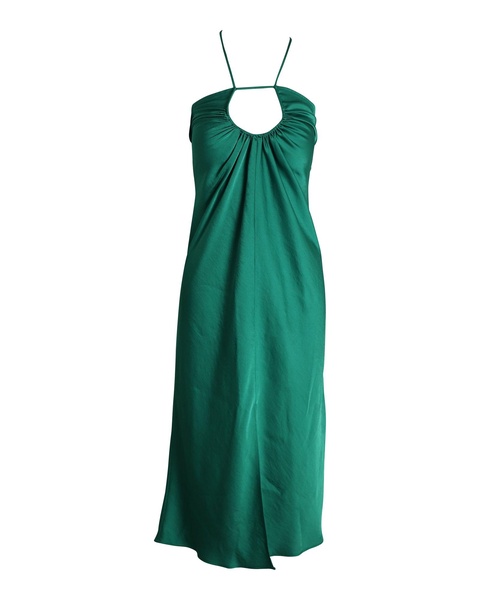 rose bulle midi dress in green polyester