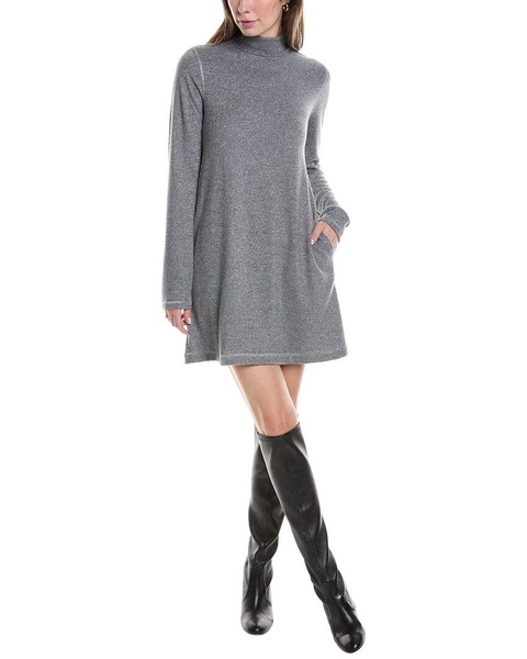 olivia sparkle mock neck sweaterdress