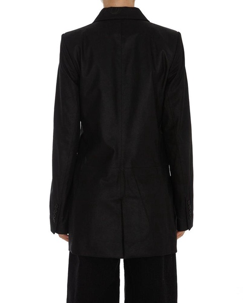 Ann Demeulemeester Oversized Leather Jacket