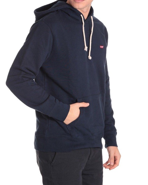 Logo Patch Drawstring Hoodie