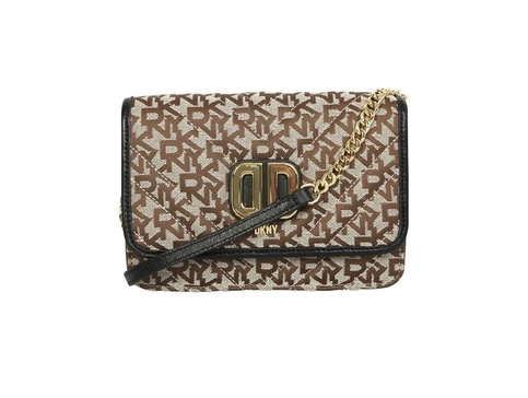 DKNY Logo Monogram Shoulder Bag