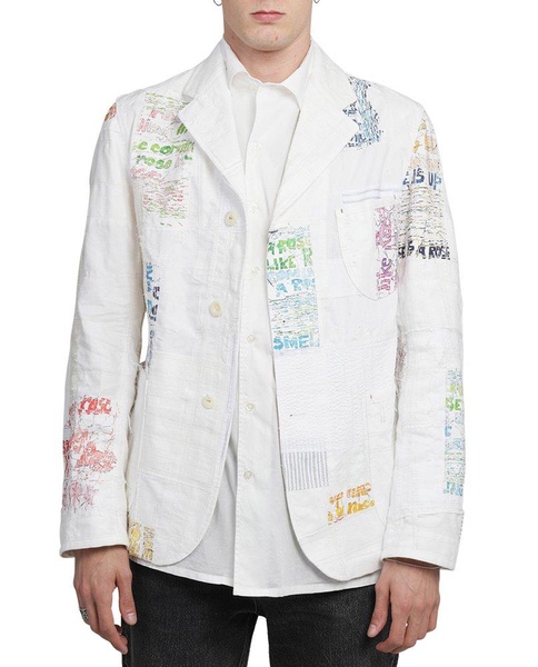 Junya Watanabe MAN Patchwork-Detailed Blazer