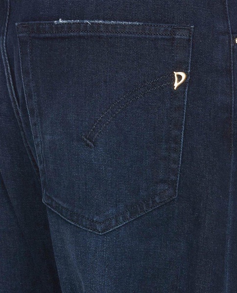 Dondup Logo-Patch Wide-Leg Jeans