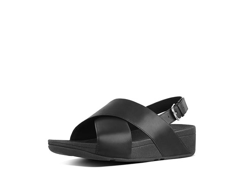 Lulu Cross-Back Strap Sandals - Leather