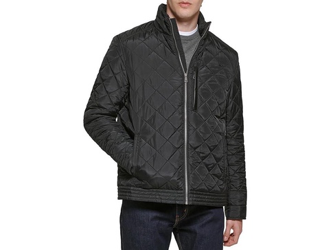 Quilted Jacket With Faux Sherpa Lining