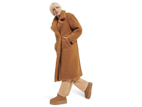 Gertrude Long Teddy Coat