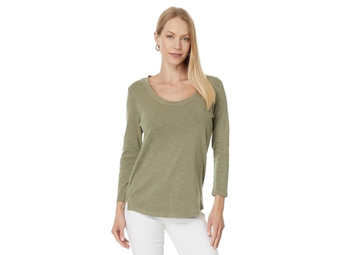 Ashby Isles Rib 3/4 Sleeve Scoop