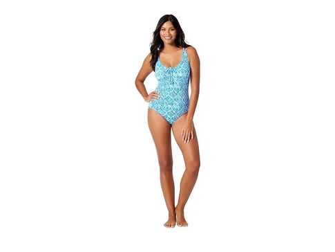 Island Cays Shell V-Neck One-Piece