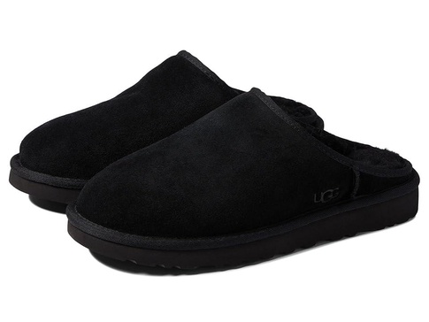 Classic Slip-on Slipper-mule In Black Suede