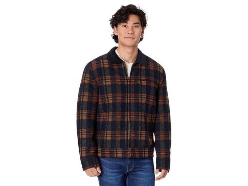 Plaid Corduroy Collar Mechanics Jacket