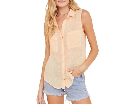 Sleeveless Hipster Shirt