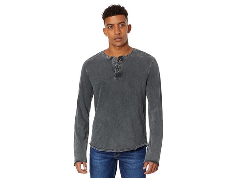 Weekend Slub Jersey Jersey Long Sleeve Henley